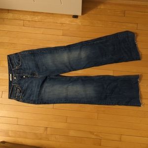 Grlfrnd wide leg jeans button fly size 27